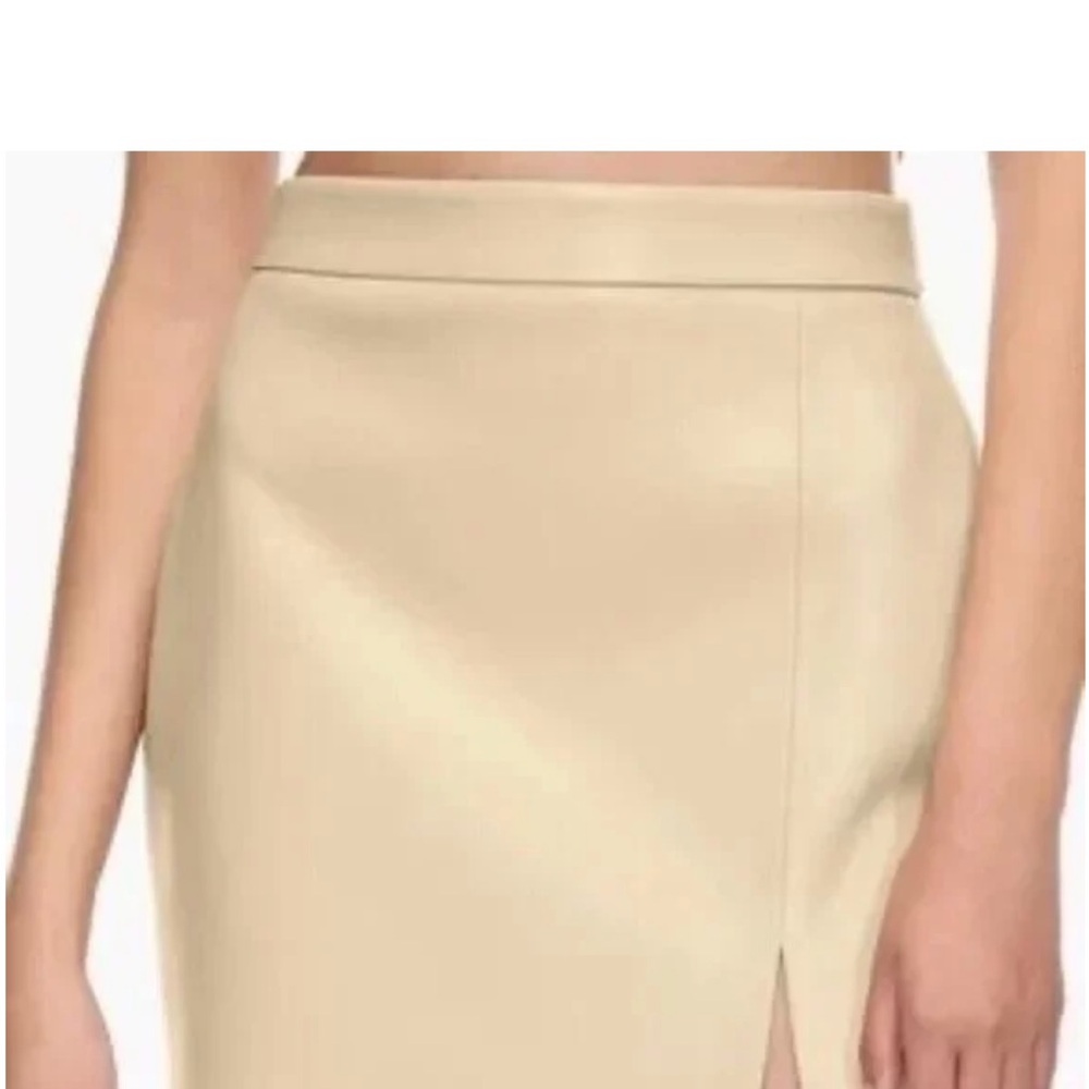 Aritzia Wilfred Vegan Leather Tempest Skirt